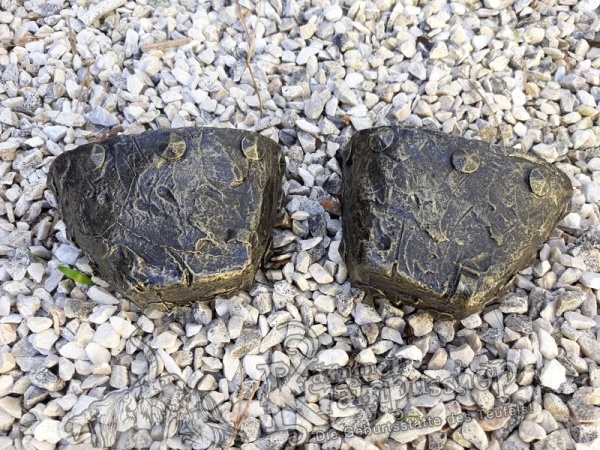 Stiefelkappen Aluguss Gold