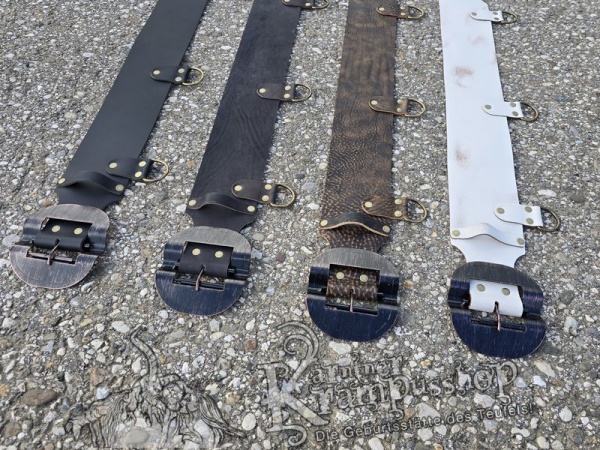 Krampusgürtel mit *LASCHEN* 11cm BREIT