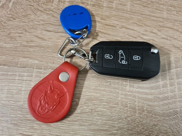 Schlüsselanhänger Teufel Flohmarkt