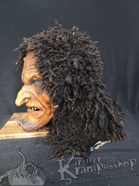 Kopffell URIG SCHAF DUNKLES BRAUN