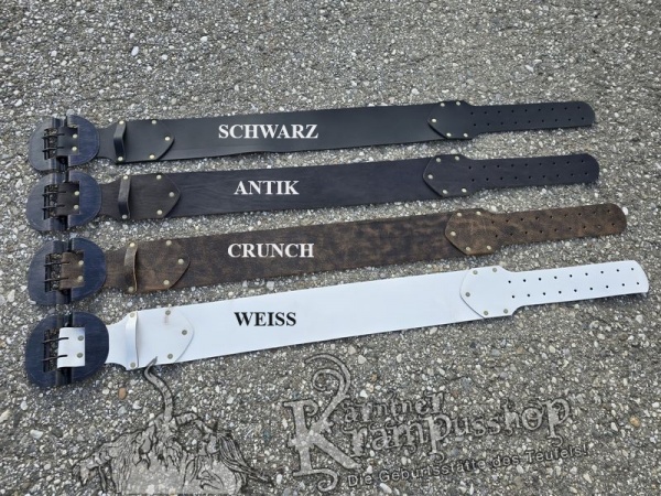 ÜBERLÄNGEN Krampusgürtel 13cm BREIT
