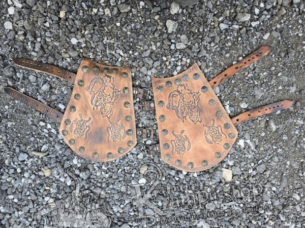 1 Paar Handgamaschen Geprägt Abverkauf