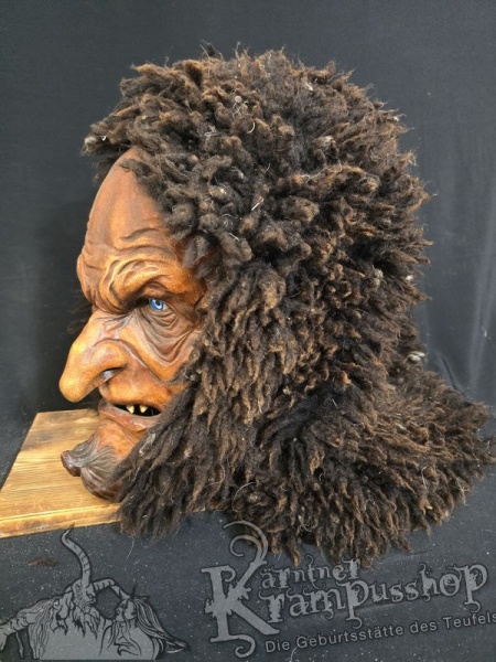 Kopffell URIG SCHAF DUNKLES BRAUN