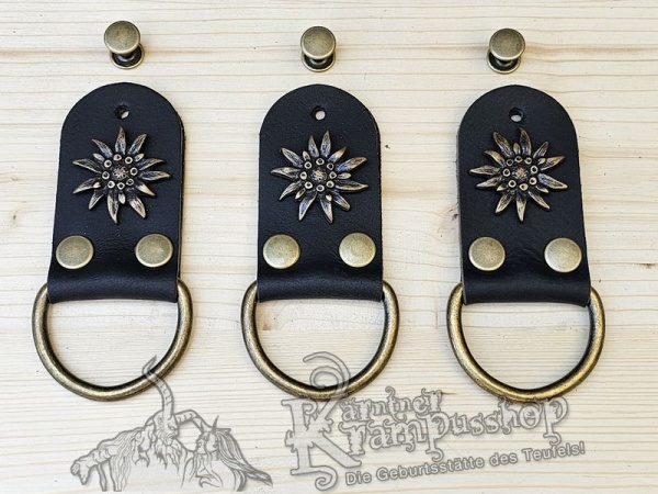 Gürtelschlaufen Set mit Zierniete