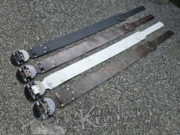 ÜBERLÄNGEN Krampusgürtel 11cm BREIT