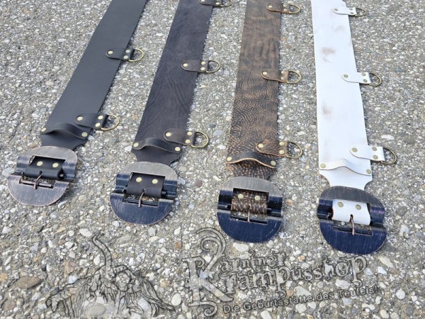 Krampusgürtel mit *LASCHEN* 11cm BREIT