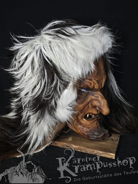 Langhaar Kopffelle Scheckig Dunkel