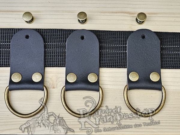 Gürtelschlaufen Set Schwarz
