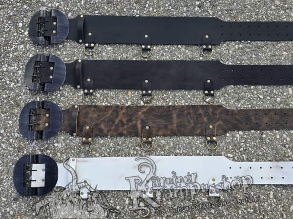 Krampusgürtel mit *LASSCHEN* 13cm BREIT