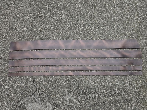 Gürtelleder Lederriemen Zuschnitt ANTIKBRAUN