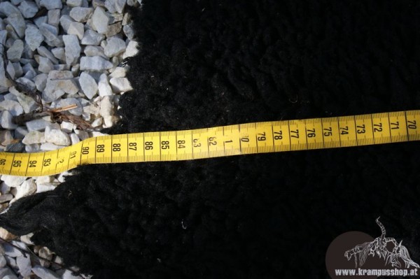 Schaffelle Kurz Schwarz Gefärbt