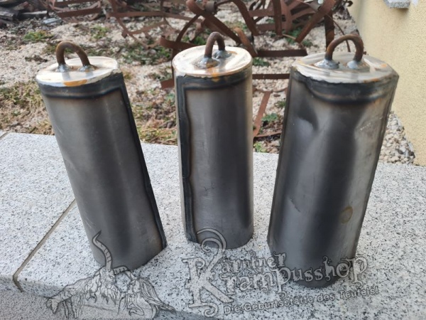 Stahlblech Rohrglocke Urig Rostig Kurz