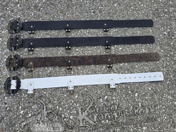 Krampusgürtel mit *LASCHEN* 8cm BREIT