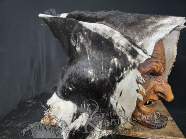 Kaputze BRAUN Rassiert SPITZ nach HINTEN