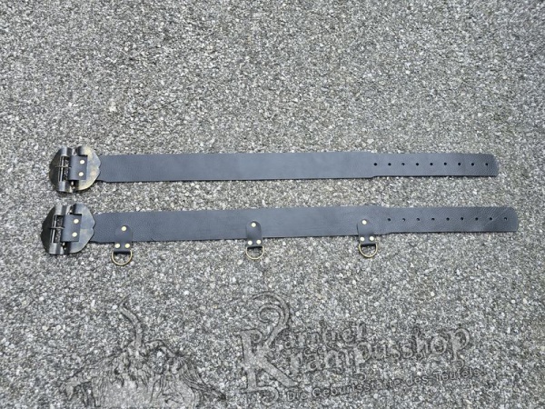 Schwarzer Krampusgürtel 8cm BREIT