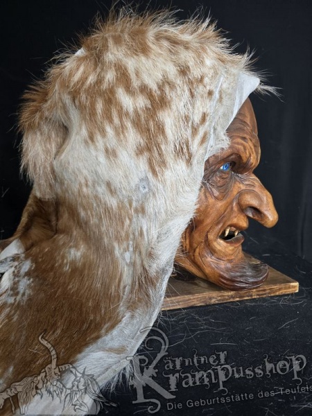 Kopffell Genäht HELLBRAUN RASSIERT