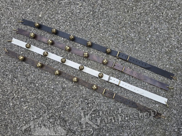 Schellen Querriemen MESSING - Hosenträger 40mm