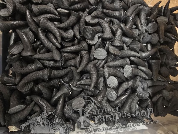 Krallen KURZ Schwarz