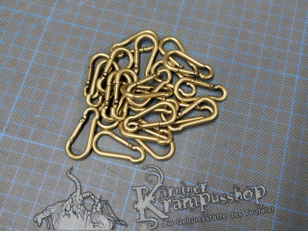 4mm Karabiner Messing