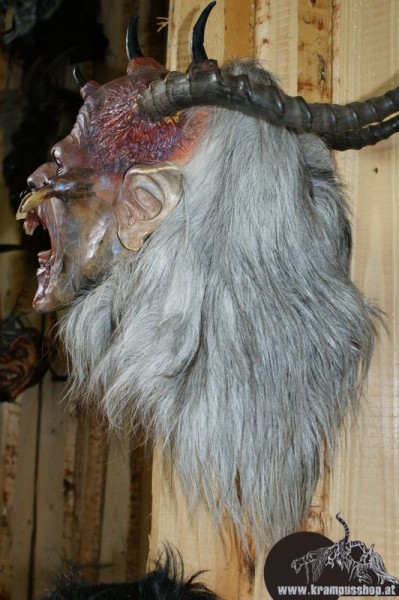 Kopffelle genäht Gross Grau Naturgewachsen