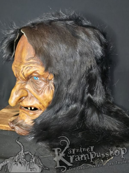 Kurzhaar Kopffell Schwarz Gefärbt B-Ware