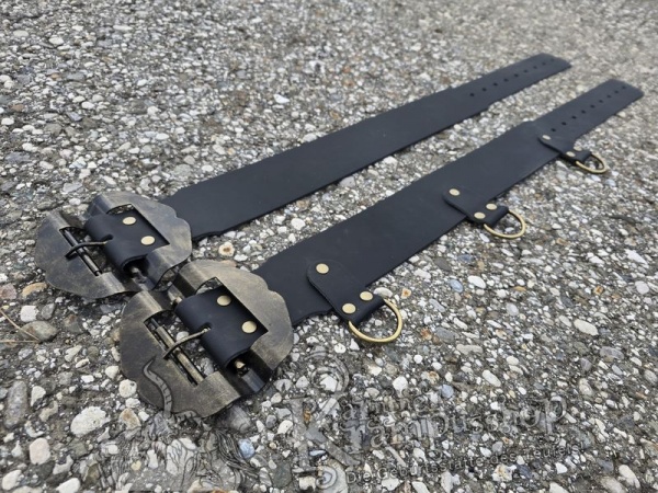 KINDER Krampusgürtel 8cm BREIT SCHWARZ