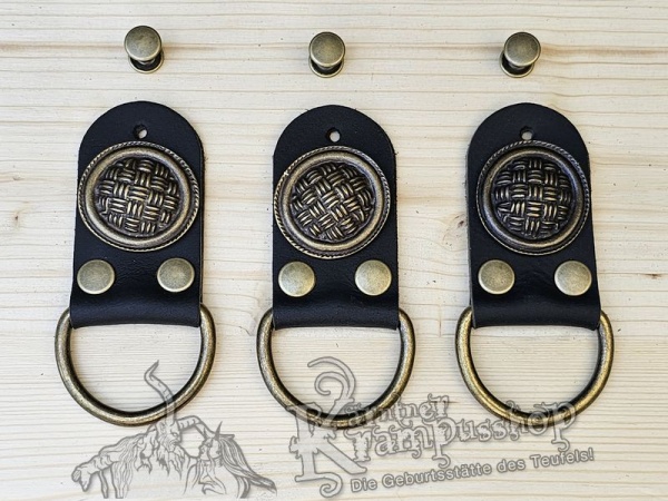Gürtelschlaufen Set mit Zierniete