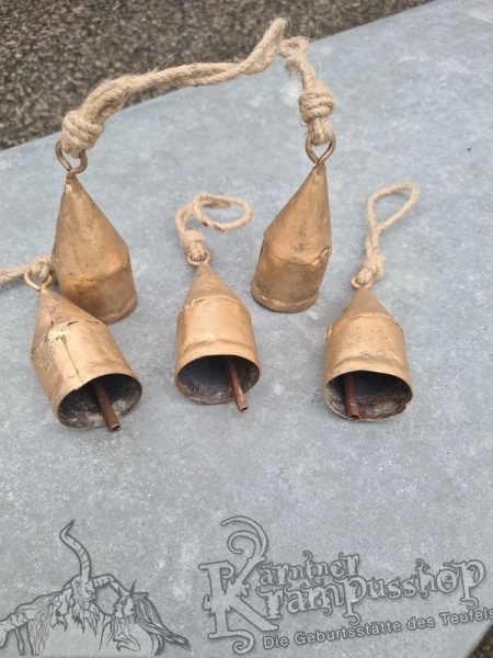 Urige Turmglocke Antik am Strick Abverkauf