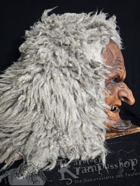 Kopffell URIG SCHAF GRAU / DRECKIG WEISS