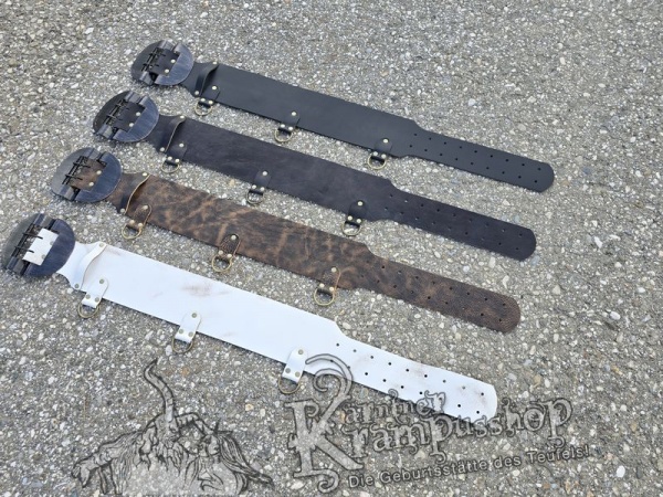 Krampusgürtel mit *LASSCHEN* 13cm BREIT