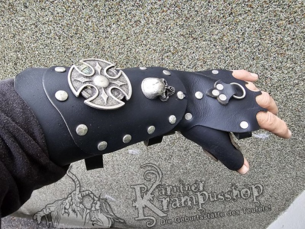 Handgamaschen XXL Schwarz Modell Viking