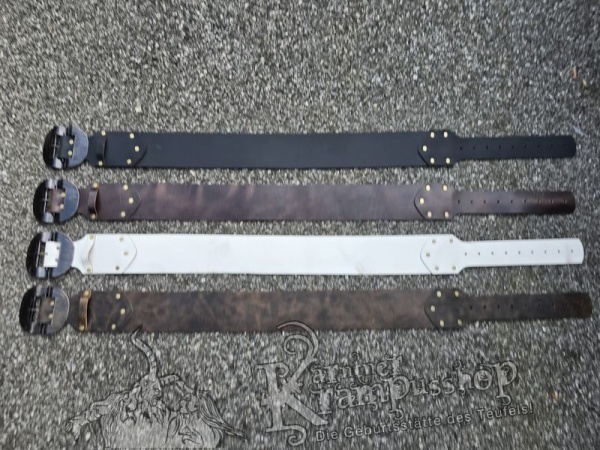 ÜBERLÄNGEN Krampusgürtel 11cm BREIT