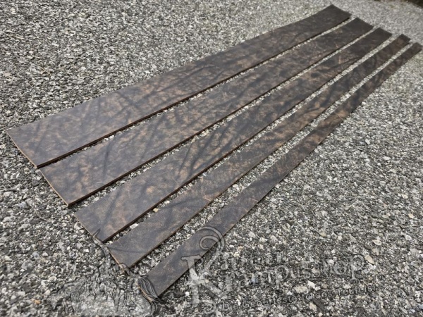 Gürtelleder Lederriemen Zuschnitt HELLBRAUN