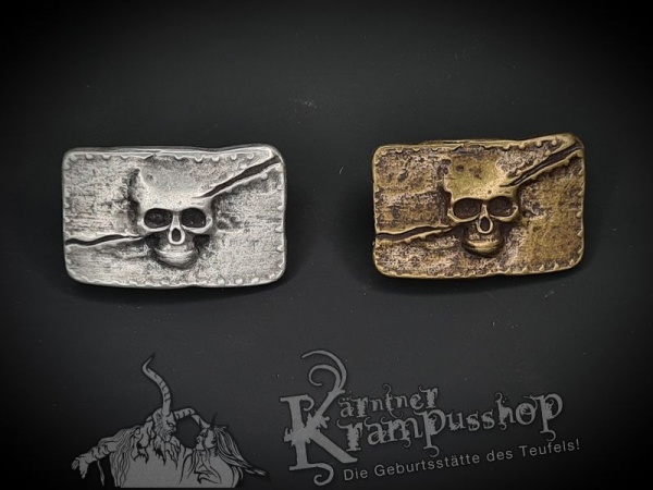 Zierniete Skullplatte 25x40