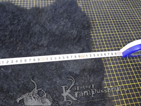 Lammfelle Kurz Schwarz Gefärbt