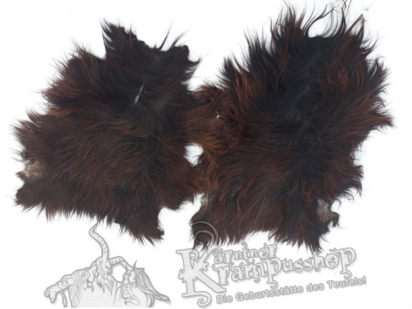 Ziegenfelle Langhaar Braun