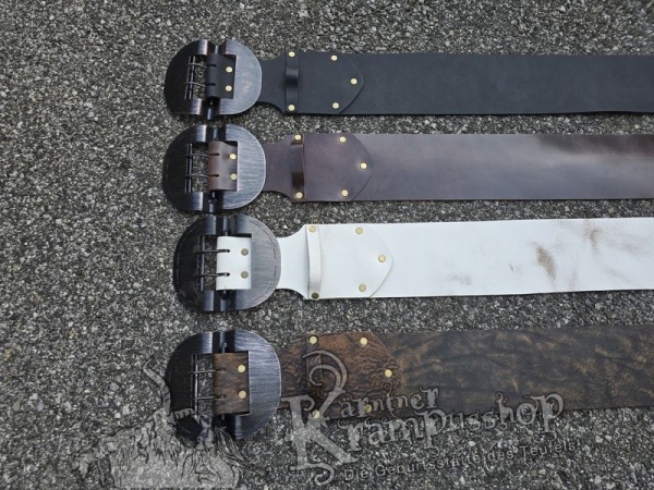 ÜBERLÄNGEN Krampusgürtel 13cm BREIT