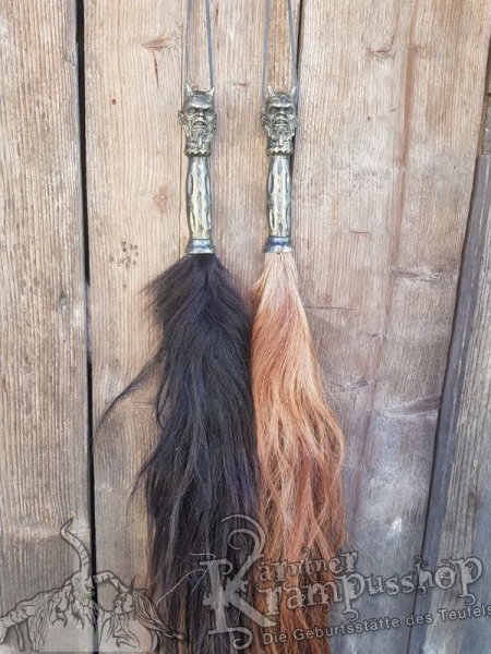 Pferdeschweif mit Stilgriff Krampus