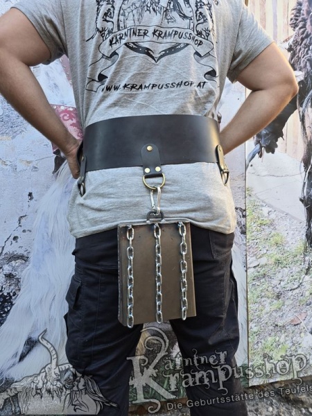 Kinderbalken mit Karabiner Blank mit Ketten