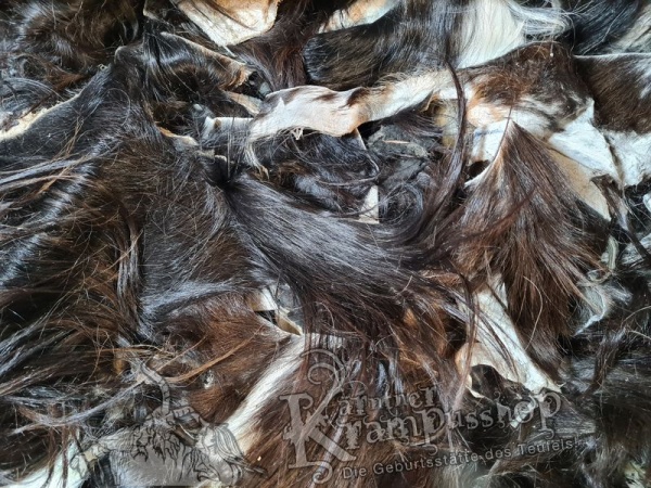 Braune Fell Reste verschnittreste Ziege