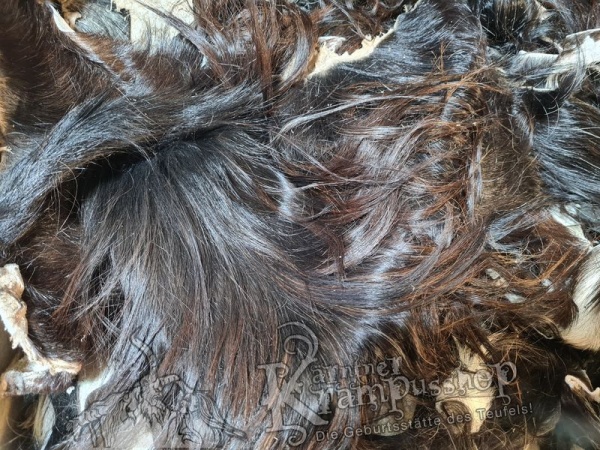 Braune Fell Reste verschnittreste Ziege