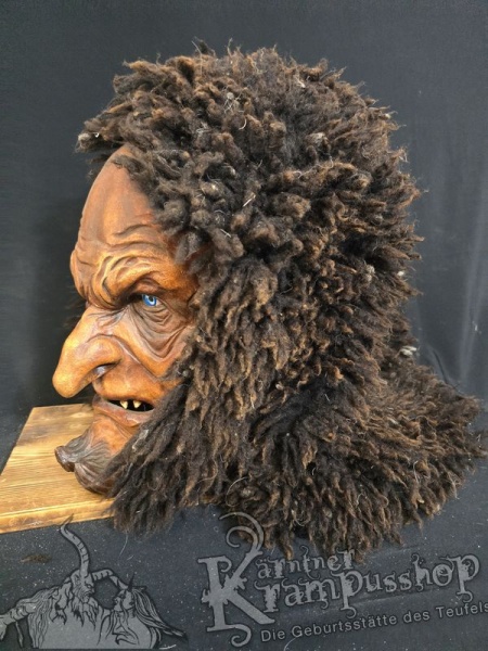 Kopffell URIG SCHAF DUNKLES BRAUN