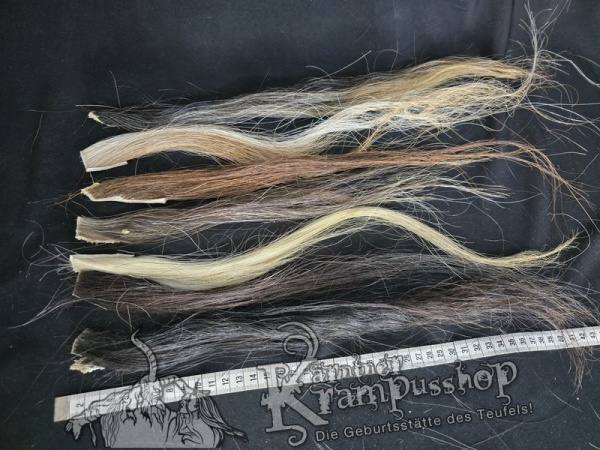 Zugeschnittene Pferdeschweif Strähnen Gemischt