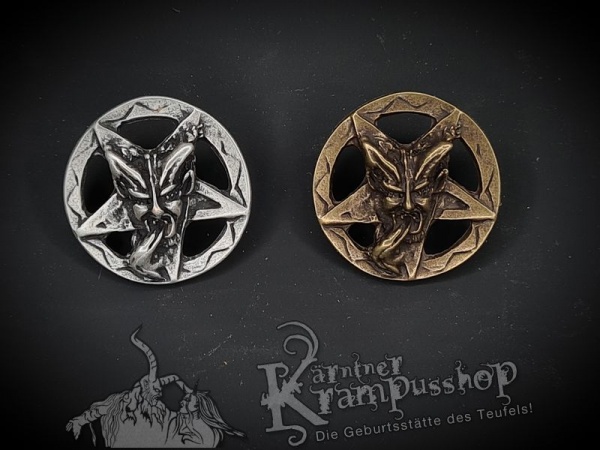 Zierniete Hexenzirkel mit Teufel 30x30