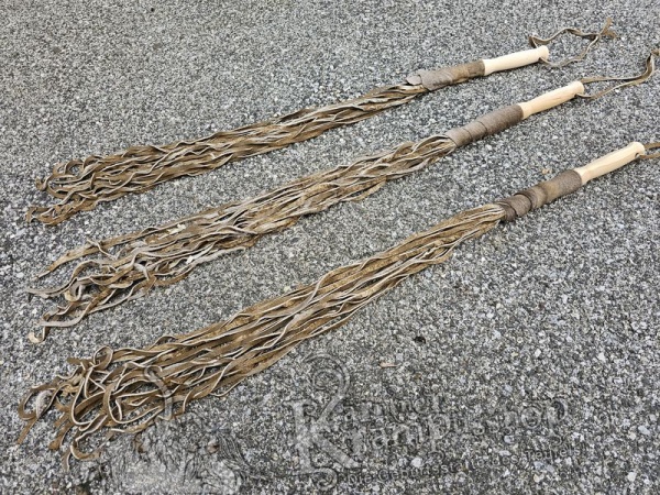 Lederpeitsche in Braun