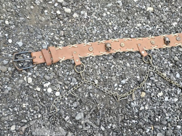 Gürtel Braun abgeflechtet