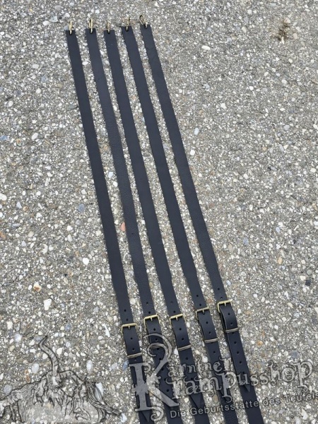 Querriemen & Hosenträger 30mm SCHWARZ
