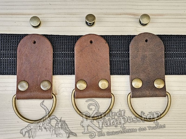 Gürtelschlaufen Set Antik Hell