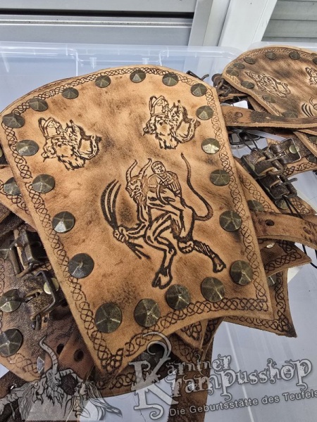 1 Paar Handgamaschen Geprägt Abverkauf