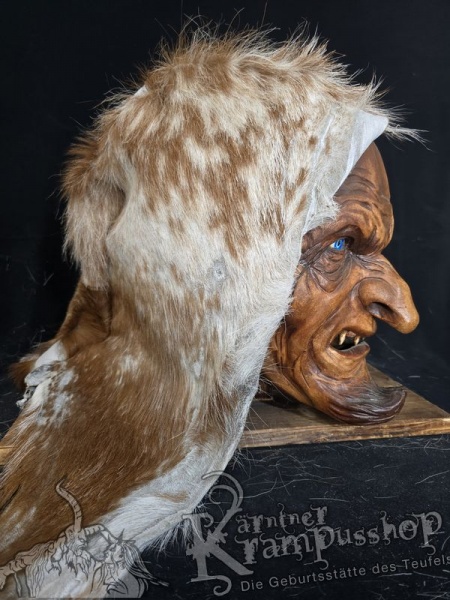 Kopffell Genäht HELLBRAUN RASSIERT